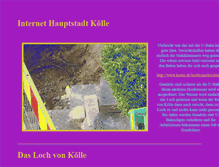 Tablet Screenshot of das-loch-von-koelle.de